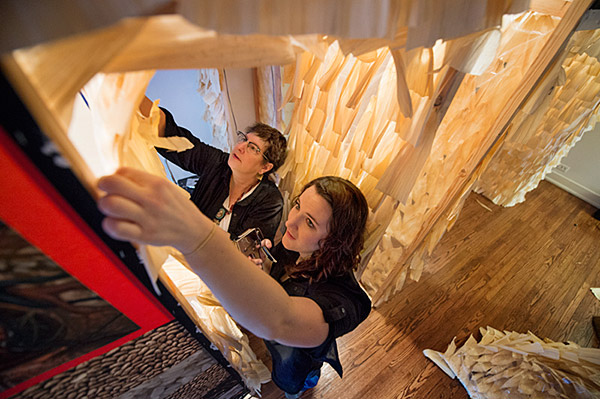 VAC Installation of Richard Lou's Art