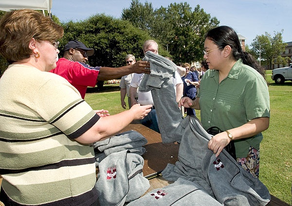 Staff Council annual jacket & hotdog sale