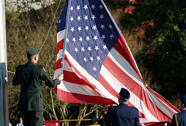ROTC Veteran's Day ceremony