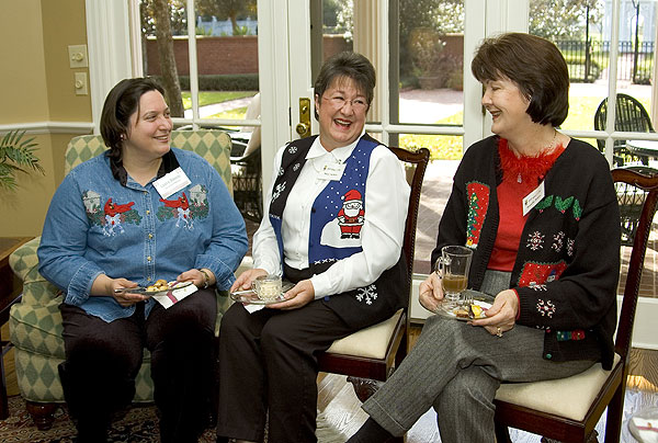 Women's Club coffee at president's home