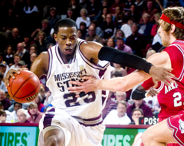 Men's Basketball Action vs Arkansas