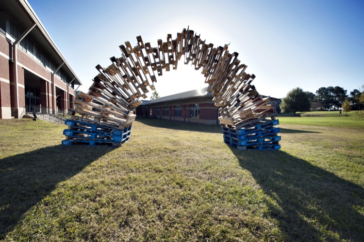 Landscape Architecture pallet arch