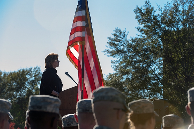 Amy Tuck Speaks at Veterans Day