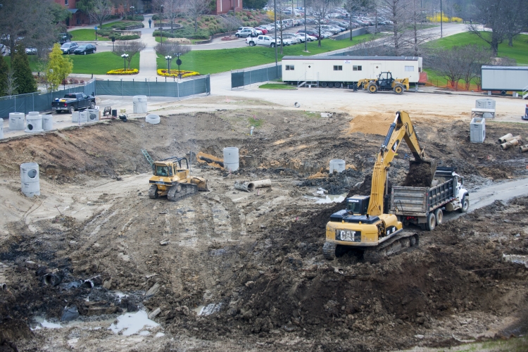 Parking Garage/Classroom Construction