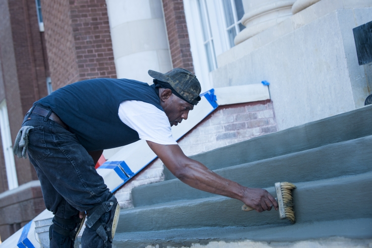 Lee Hall Construction - Cement Coating Steps