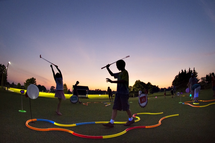 Cosmic Putt-Putt at the MSU Golf Course