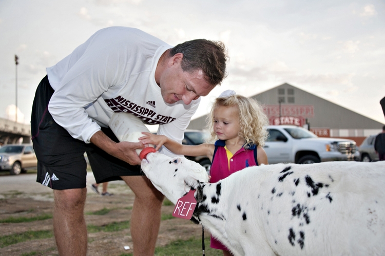 Football kick-off -- Beefing Up the Bulldogs