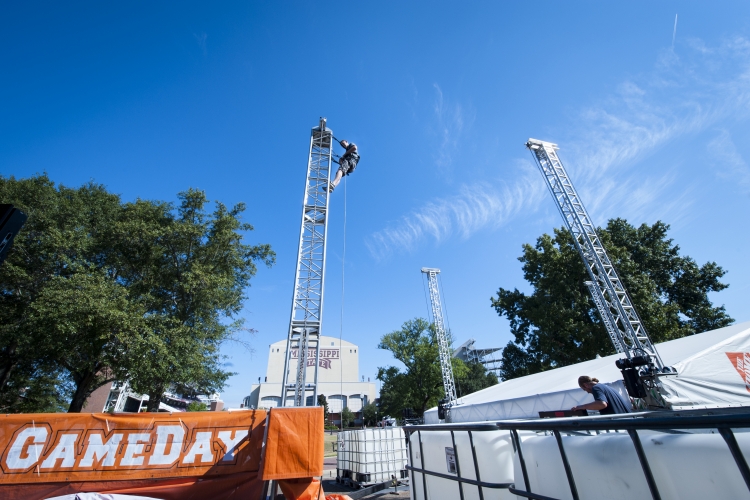 GameDay Setup at the Junction