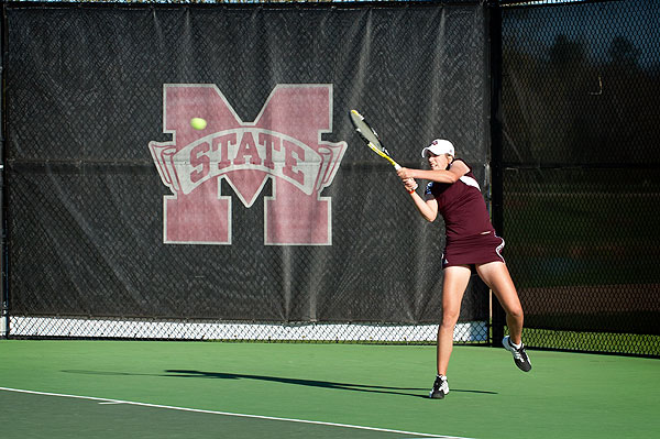 Women's tennis match
