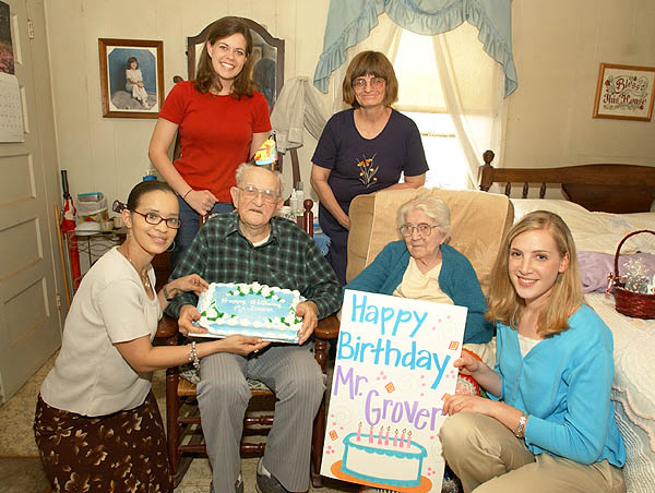 Grover Sanders&amp;#039; 97th birthday party