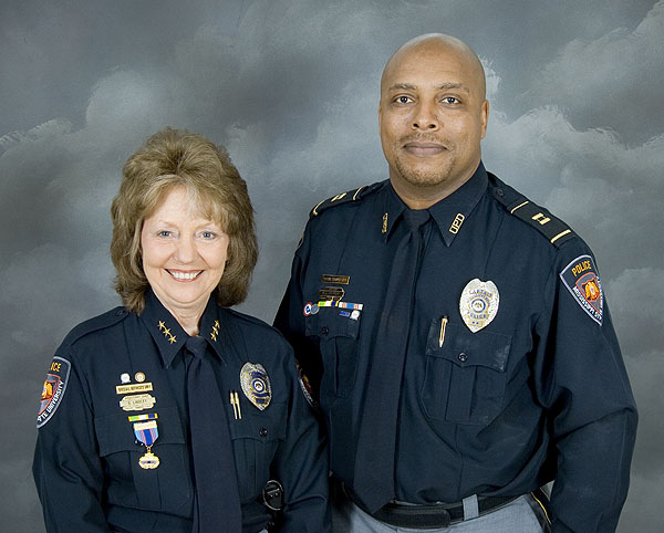 New police chief and assistant - Lindley & Spencer
