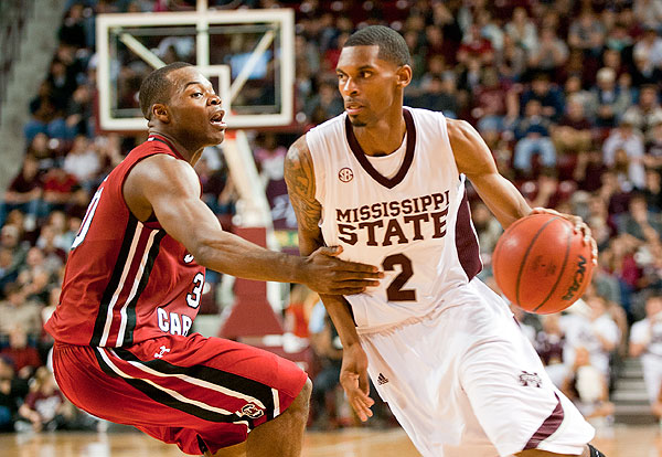 Men's Basketball action vs South Carolina