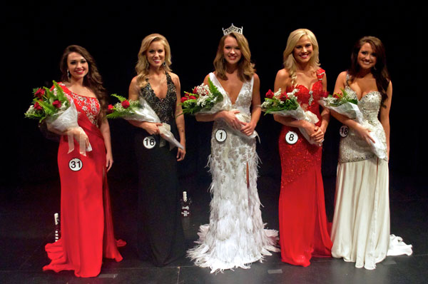 Miss Maroon & White winners