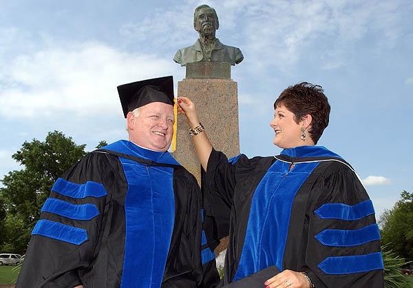 Father and daughter earn doctorate degrees