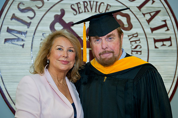 Graduation speakers - Mary & Hartley Peavey