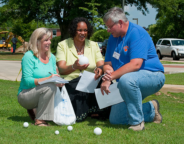 Natural Sciences teachers look at "hail"