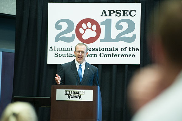 Greg Sankey speaks to APSEC