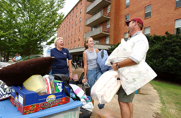 Moving into Rice Hall