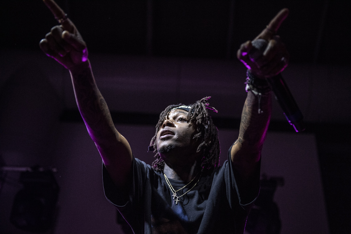 J.I.D. headlines in SA&amp;amp;#039;s Wrap the Vote concert, encouraging students to vote in the Nov. 6 election.