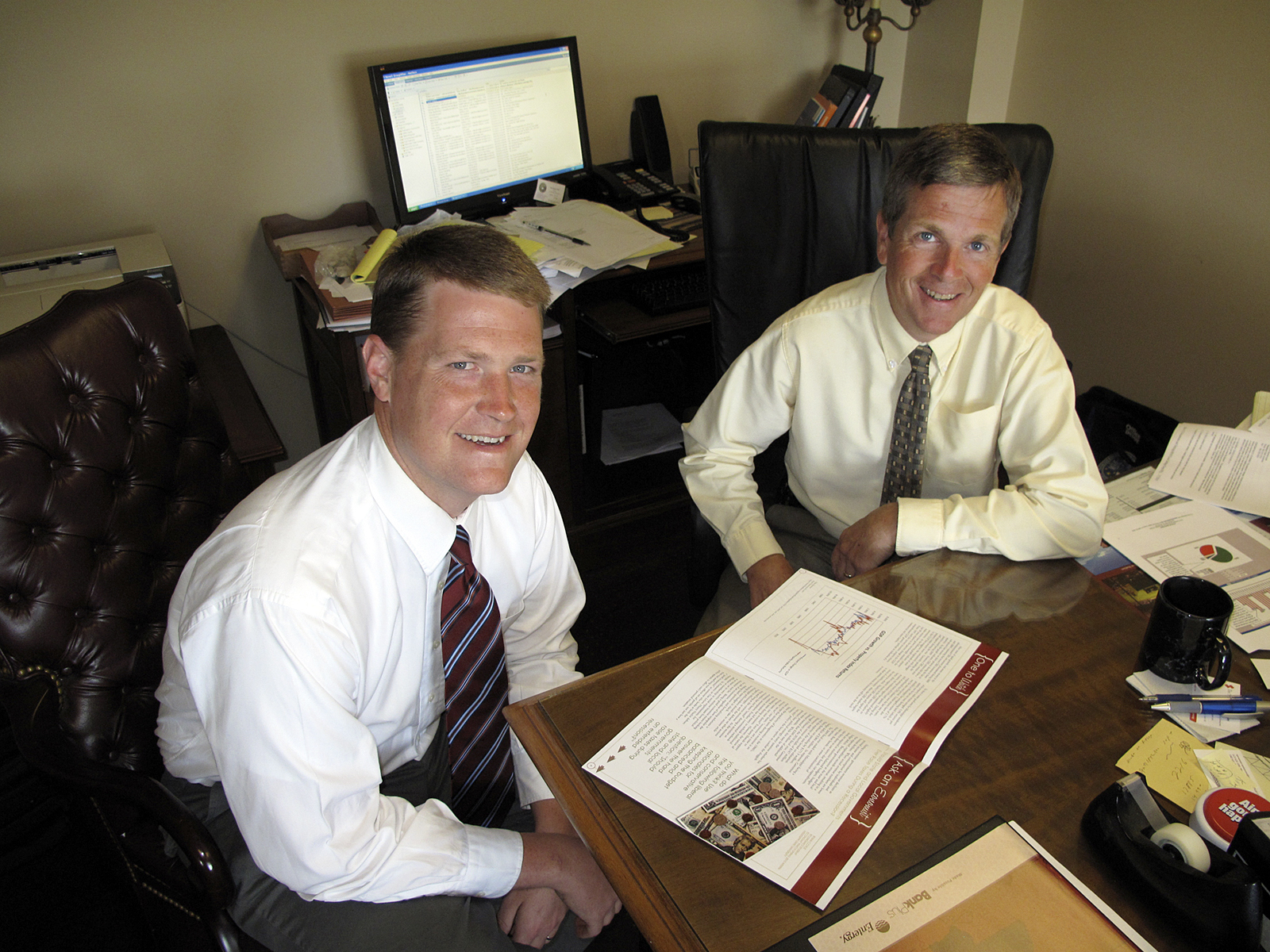 Taylor Adams(l), MSU purchasing agent, and Don Buffum, director, Office of Procurement and Contracts, are two of only seven certified public purchasing officers (CPPO) in the state. Taylor Adams(l), MSU purchasing agent, and Don Buffum, director, Office of Procurement and Contracts, are two of only seven certified public purchasing officers (CPPO) in the state.