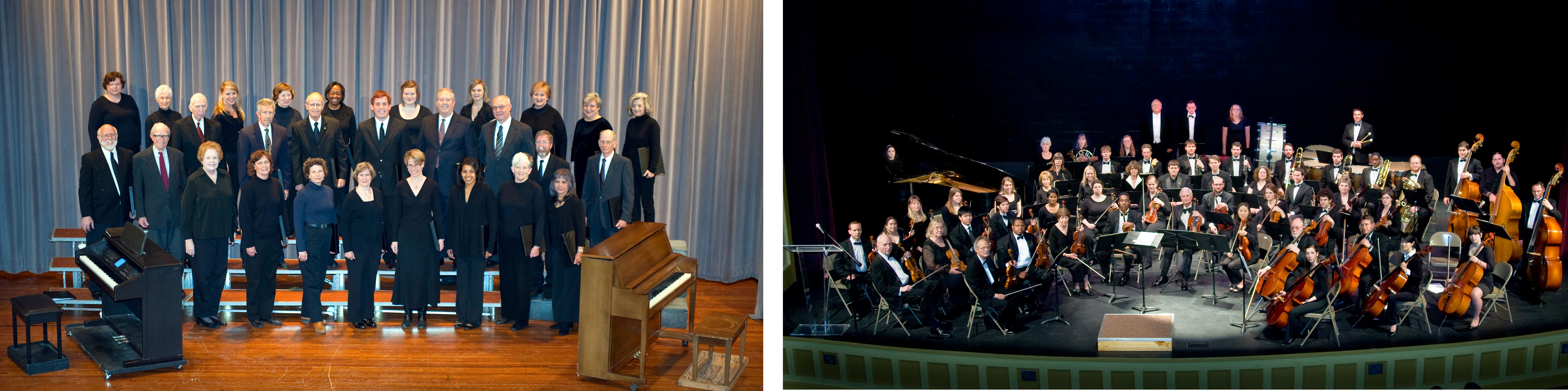 (Left) Starkville-MSU Symphony Chorus, (Right) Starkville-MSU Symphony (Left) Starkville-MSU Symphony Chorus, (Right) Starkville-MSU Symphony
