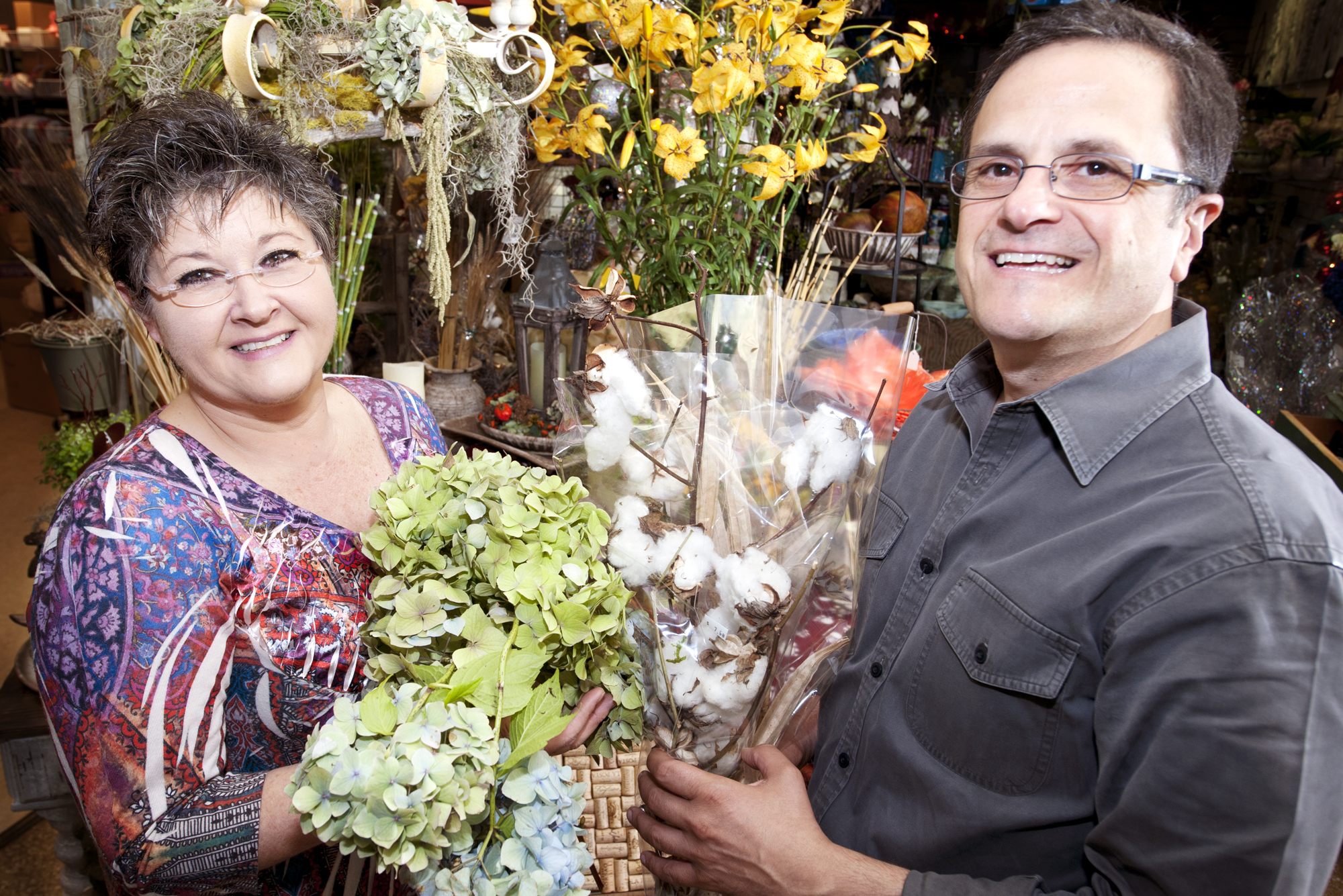 MSU floral designers Lynette McDougald and Jim DelPrince take their Magnolia State creations to New York's National Arts Club Thursday [Nov.11].
