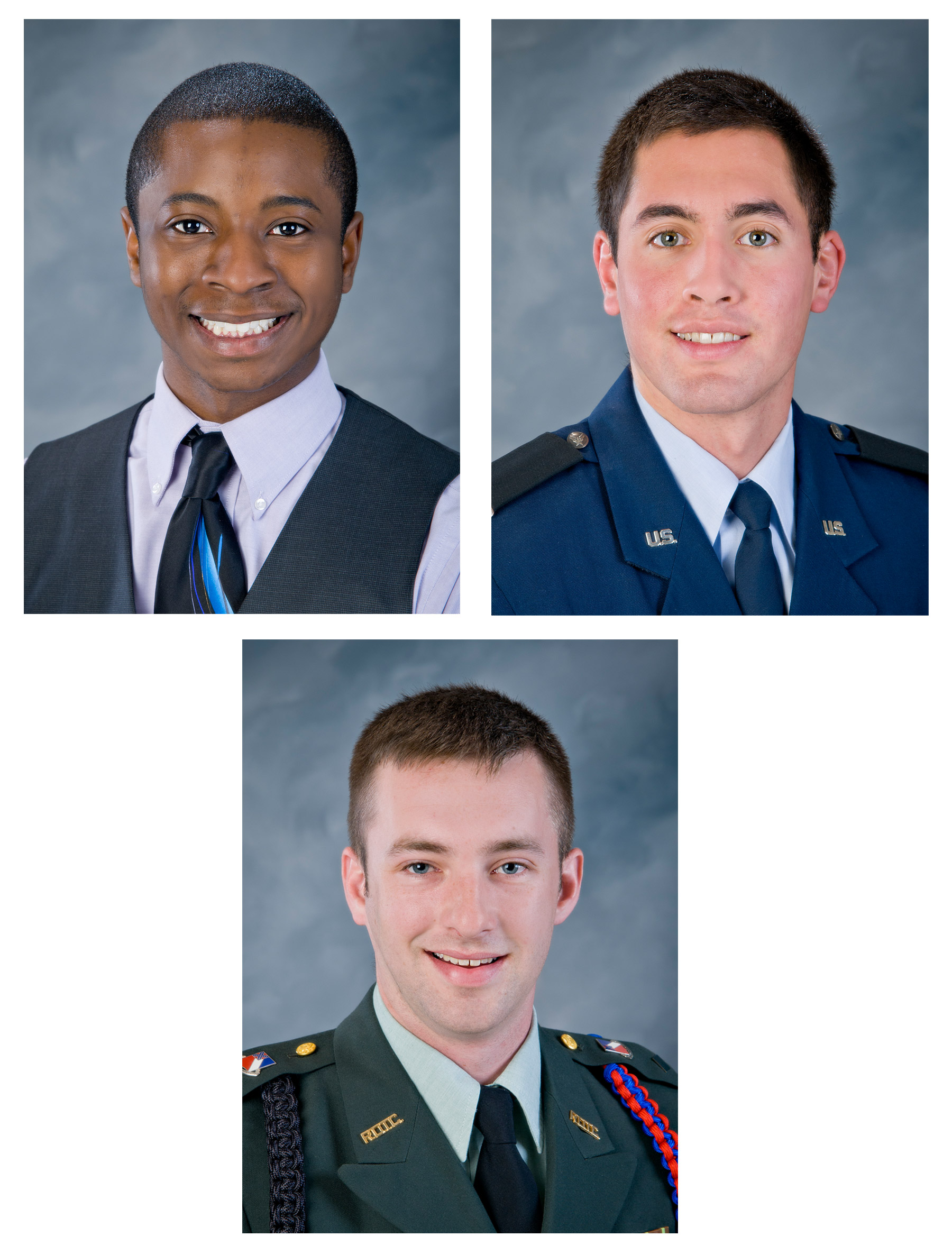 Clockwise from top left, Cooper, Jackson, and Page. Clockwise from top left, Cooper, Jackson, and Page.