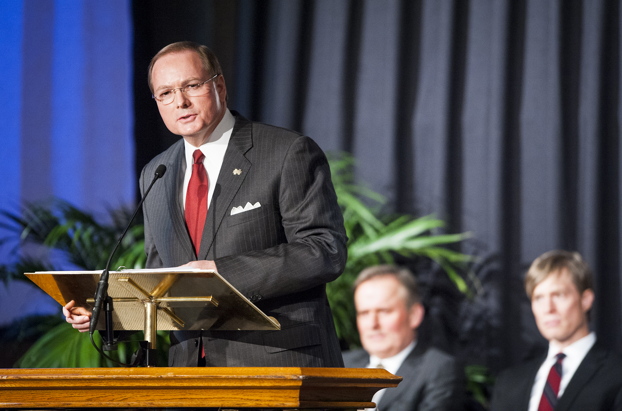 MSU President Mark E. Keenum called late MSU President Donald Zacharias the university's "most fervent and committed proponent" during a Thursday memorial service, where more than 300 paid their respects to the institution's 15th leader. MSU President Mark E. Keenum called late MSU President Donald Zacharias the university's "most fervent and committed proponent" during a Thursday memorial service, where more than 300 paid their respects to the institution's 15th leader.