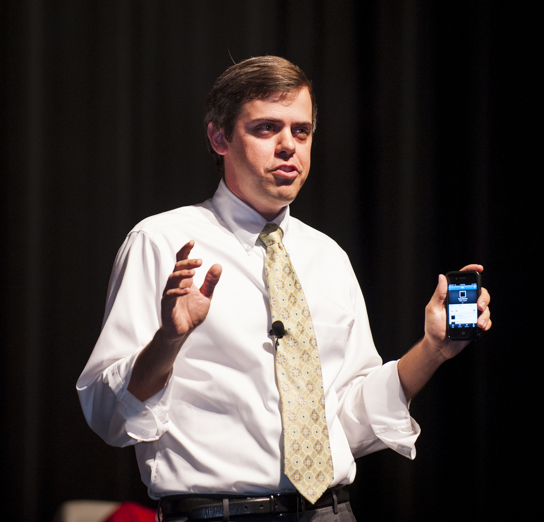 State Rep. Toby Barker emphasizes the importance of accepting others and having empathy during his Boys State address on Friday at Mississippi State University. State Rep. Toby Barker emphasizes the importance of accepting others and having empathy during his Boys State address on Friday at Mississippi State University.