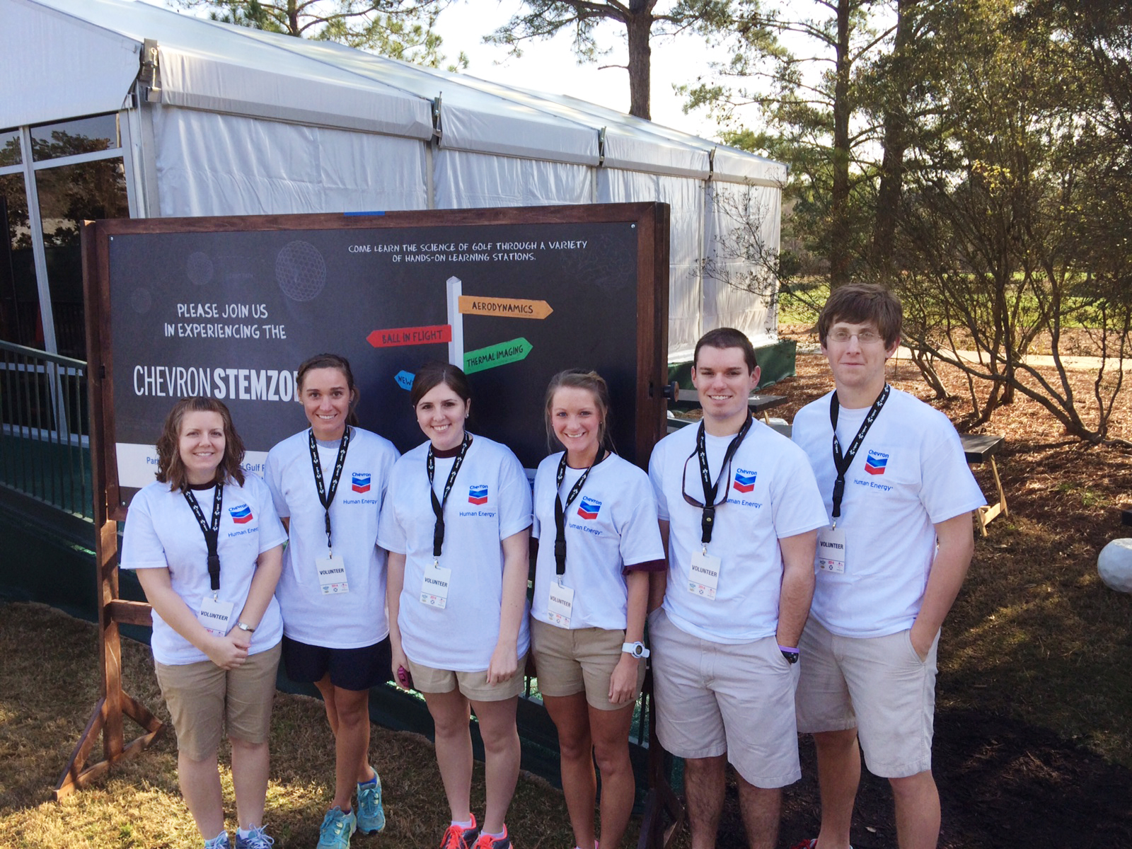 MSU students helping this week with Chevron's STEM ZONE exhibit include, from left, team captain Leslie Exmeyer, Savannah Smith, Morgan Massa, Jorie Long, Hunter Darnell and Jonathan McMillan. MSU students helping this week with Chevron's STEM ZONE exhibit include, from left, team captain Leslie Exmeyer, Savannah Smith, Morgan Massa, Jorie Long, Hunter Darnell and Jonathan McMillan.