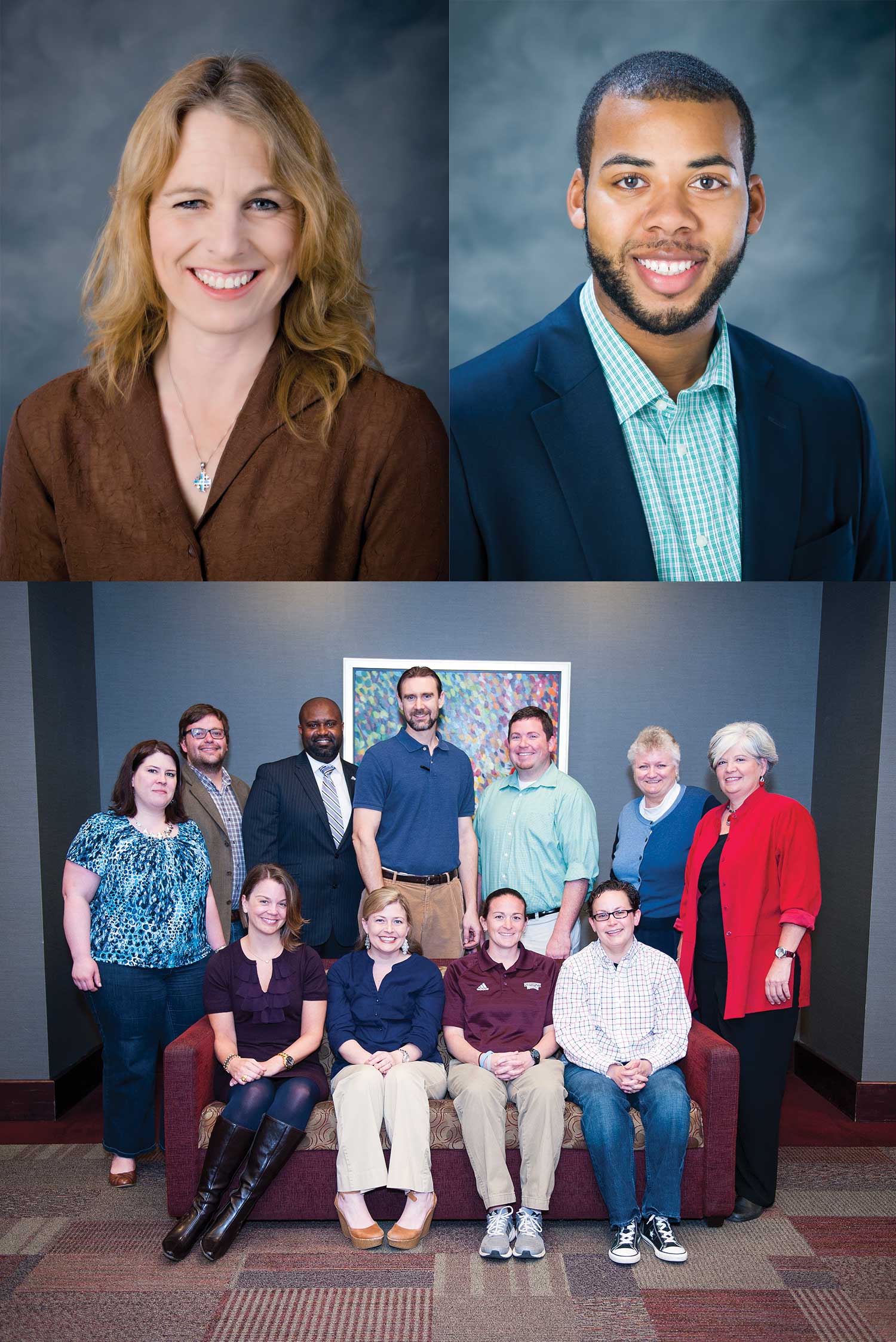Top left: Leslie Burger; Top right: Robert J. Morgan; Bottom: The Safe Zone Advisory Board Top left: Leslie Burger; Top right: Robert J. Morgan; Bottom: The Safe Zone Advisory Board