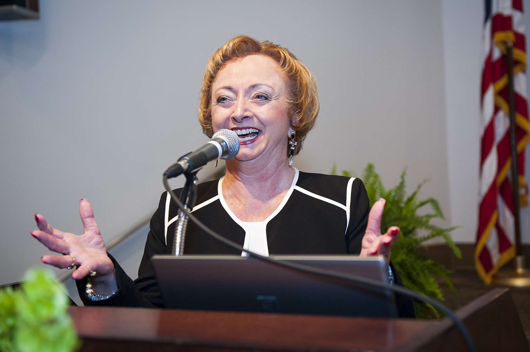 Mississippi Superintendent of Education Carey M. Wright gave the keynote address during the College of Education's 7th Annual Faculty/Student Research Forum. Mississippi Superintendent of Education Carey M. Wright gave the keynote address during the College of Education's 7th Annual Faculty/Student Research Forum.