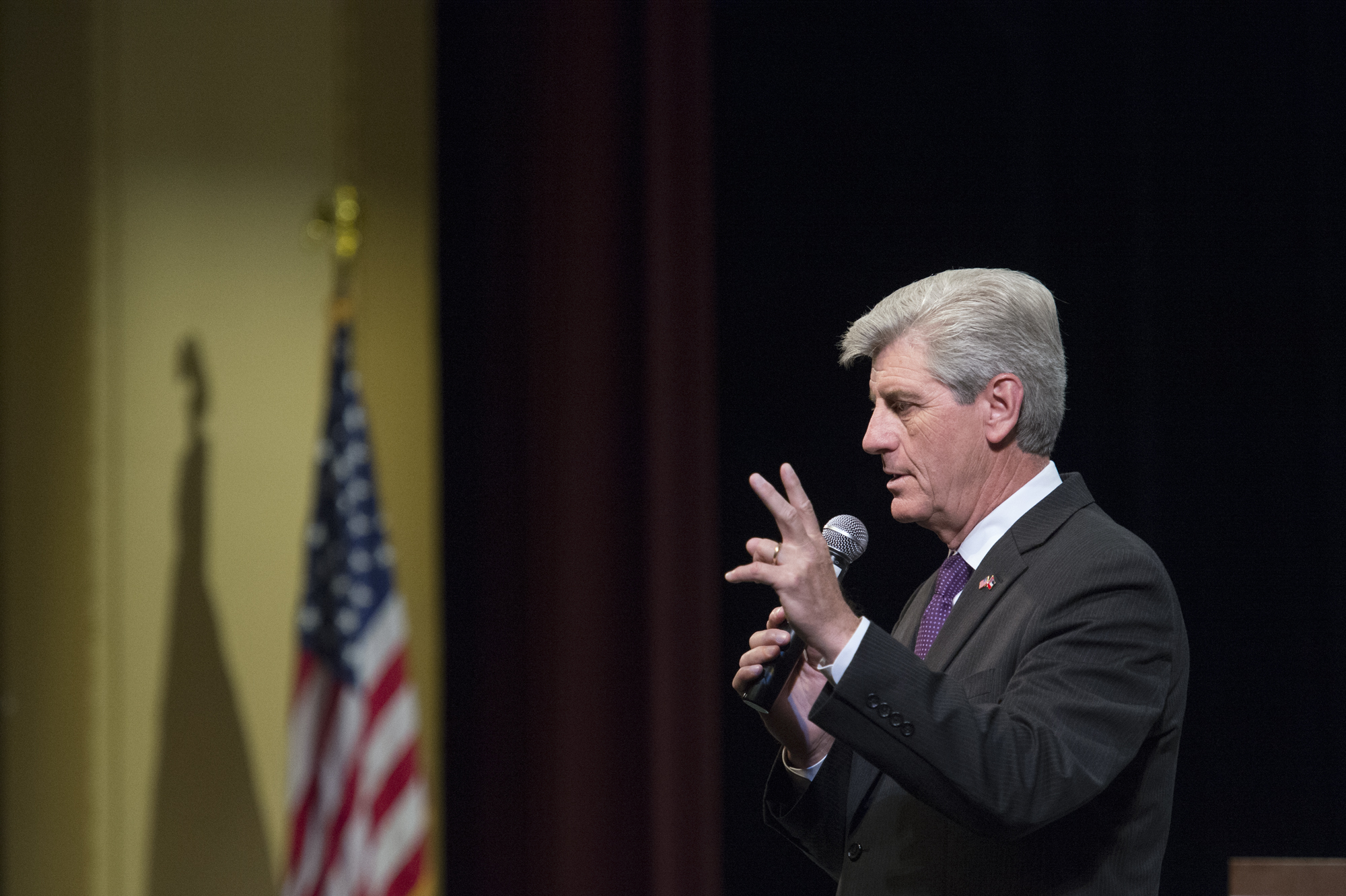 At Mississippi State University, Gov. Phil Bryant shared strategies to strengthen the nation with more than 380 Mississippi American Legion Boys State participants who will be high school seniors in the fall. At Mississippi State University, Gov. Phil Bryant shared strategies to strengthen the nation with more than 380 Mississippi American Legion Boys State participants who will be high school seniors in the fall.