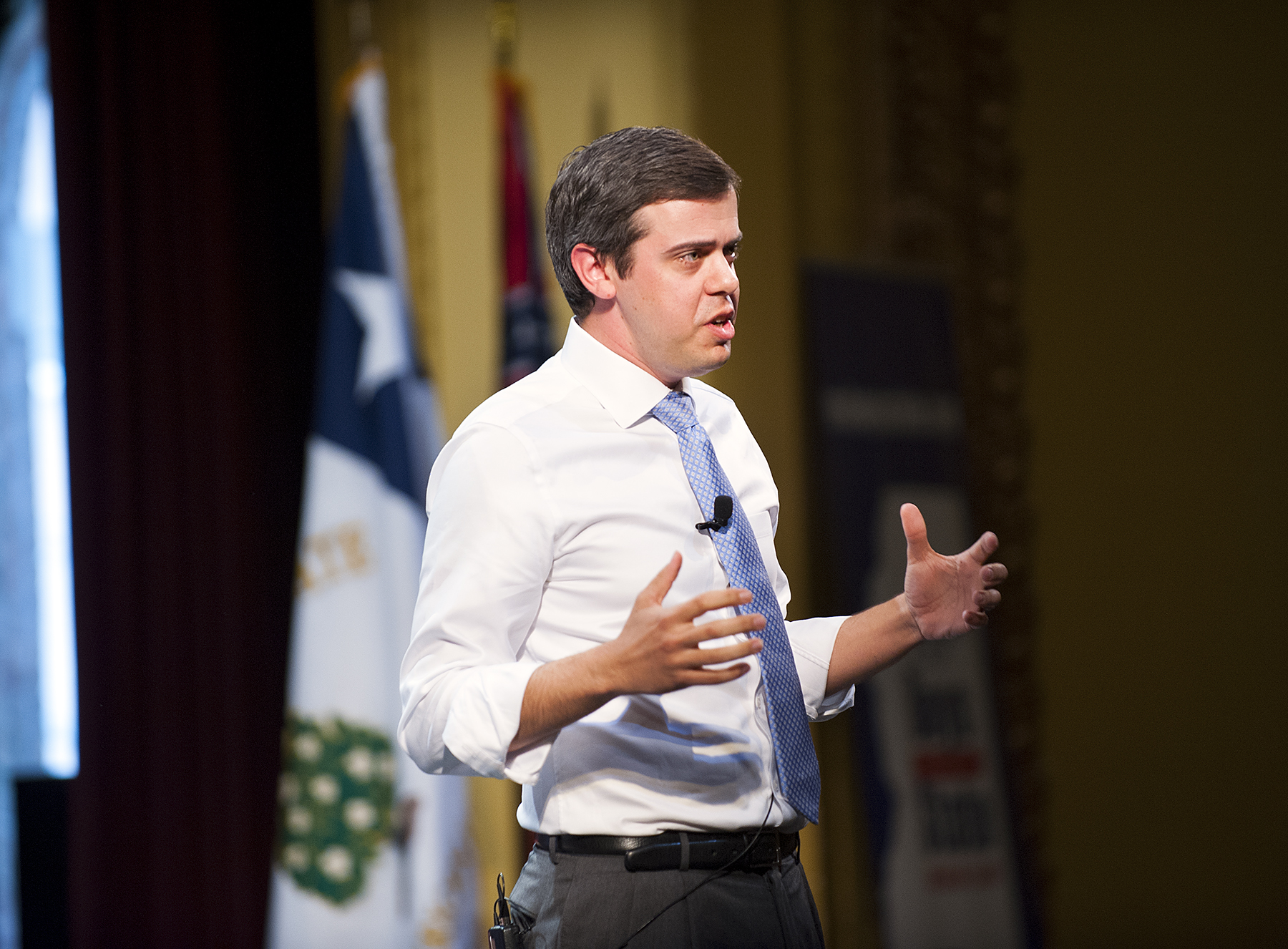 State Rep. Toby Barker of Hattiesburg addressed Boys State delegates Friday at MSU. State Rep. Toby Barker of Hattiesburg addressed Boys State delegates Friday at MSU.