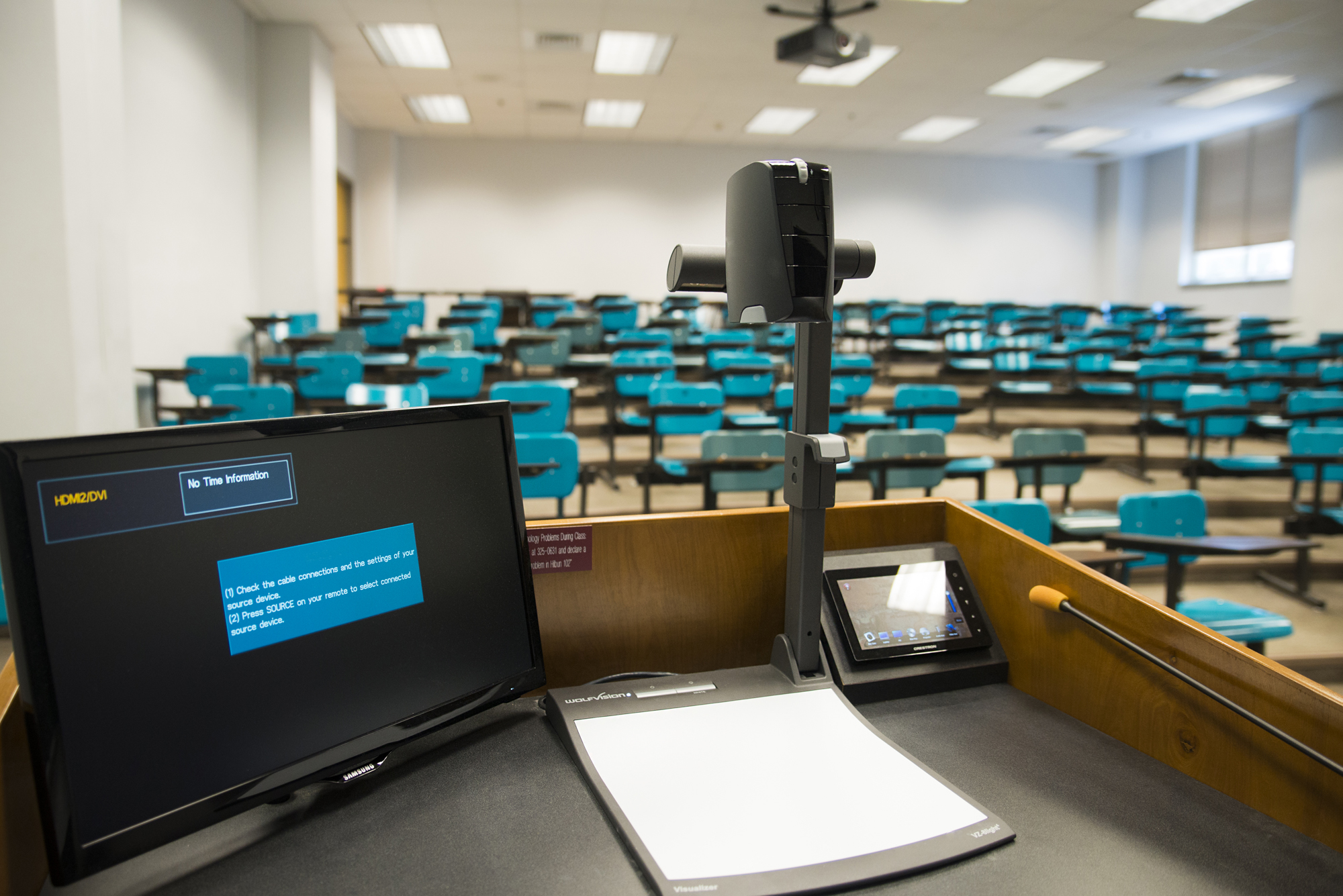 Five Mississippi State classrooms, including Hilbun Hall, Room 102, were upgraded during the summer to feature high-definition digital technologies. Five Mississippi State classrooms, including Hilbun Hall, Room 102, were upgraded during the summer to feature high-definition digital technologies.