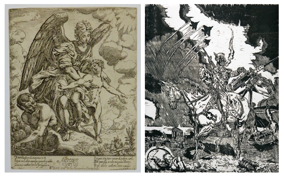 "The Guardian Angel" by Girolamo Imperiale and "First in War" by Mike Stephens "The Guardian Angel" by Girolamo Imperiale and "First in War" by Mike Stephens