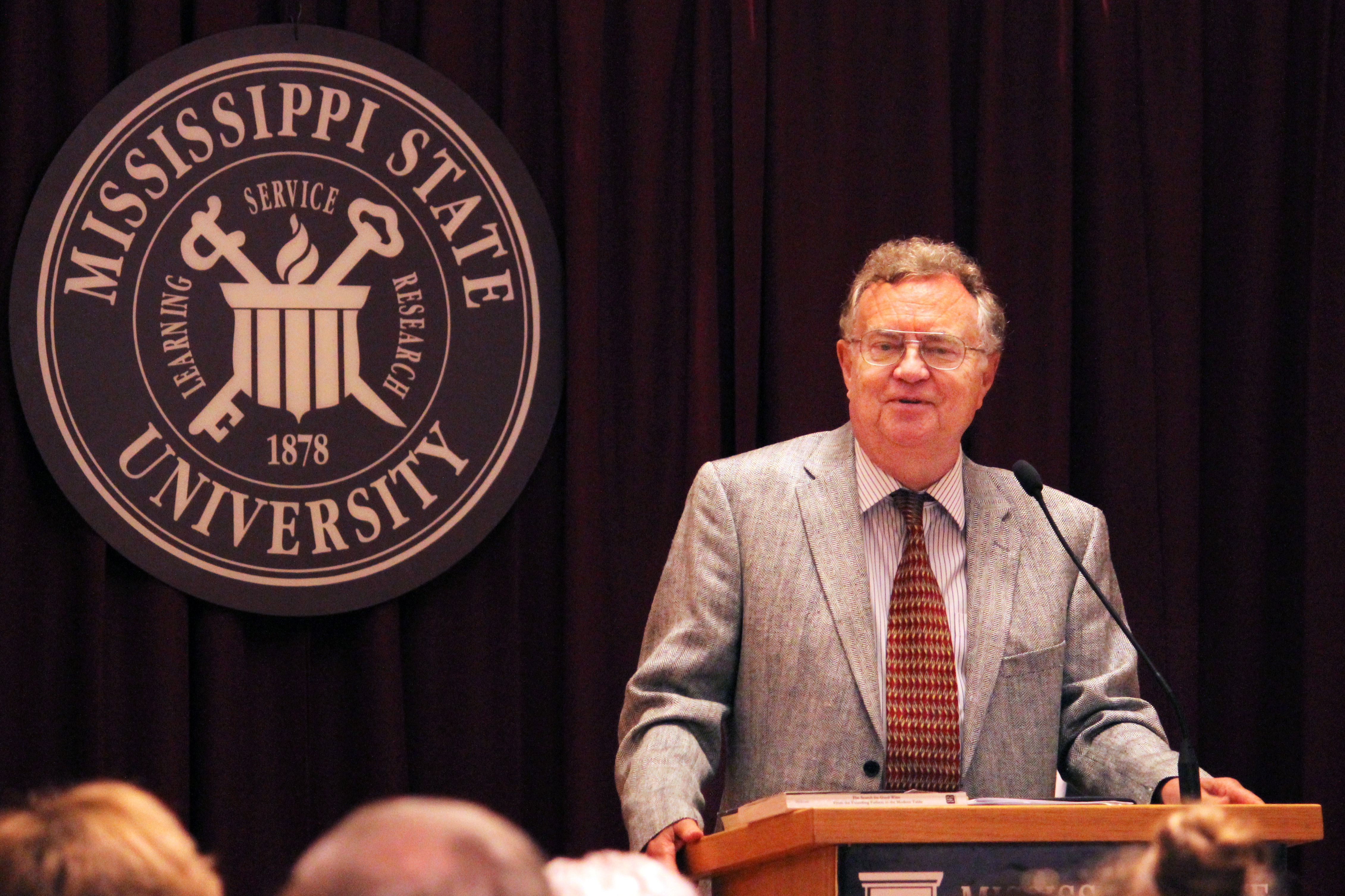 John Hailman, author and former federal prosecutor, recently shared his memories of former U.S. Senator and MSU alumnus John C. Stennis. Hailman served as legal counsel to Stennis and spoke during the university's Morris W.H. "Bill" Collins Speaker Series. John Hailman, author and former federal prosecutor, recently shared his memories of former U.S. Senator and MSU alumnus John C. Stennis. Hailman served as legal counsel to Stennis and spoke during the university's Morris W.H. "Bill" Collins Speaker Series.