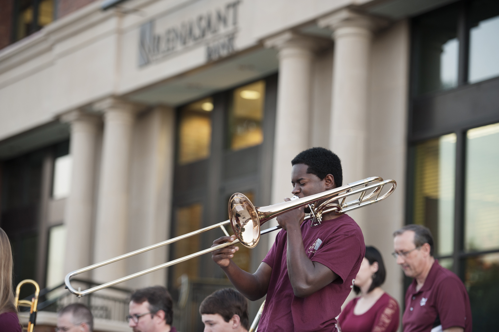 The Starkville Symphony Orchestra Big Band presents "Jazz at Renasant" Oct. 7 at Starkville's Renasant Bank plaza. The outdoor concert is another program of the Starkville-MSU Symphony Association. The Starkville Symphony Orchestra Big Band presents "Jazz at Renasant" Oct. 7 at Starkville's Renasant Bank plaza. The outdoor concert is another program of the Starkville-MSU Symphony Association.