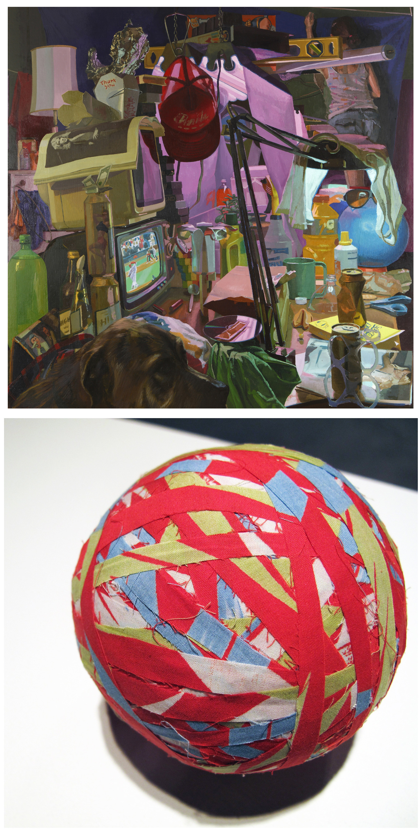 Neil Callander's "Dusty's Table" and Adrienne Callander's "Dad's Hawaiian Shirt" are among works featured in the Mississippi Museum of Art's 2014 Mississippi Invitational Exhibition.