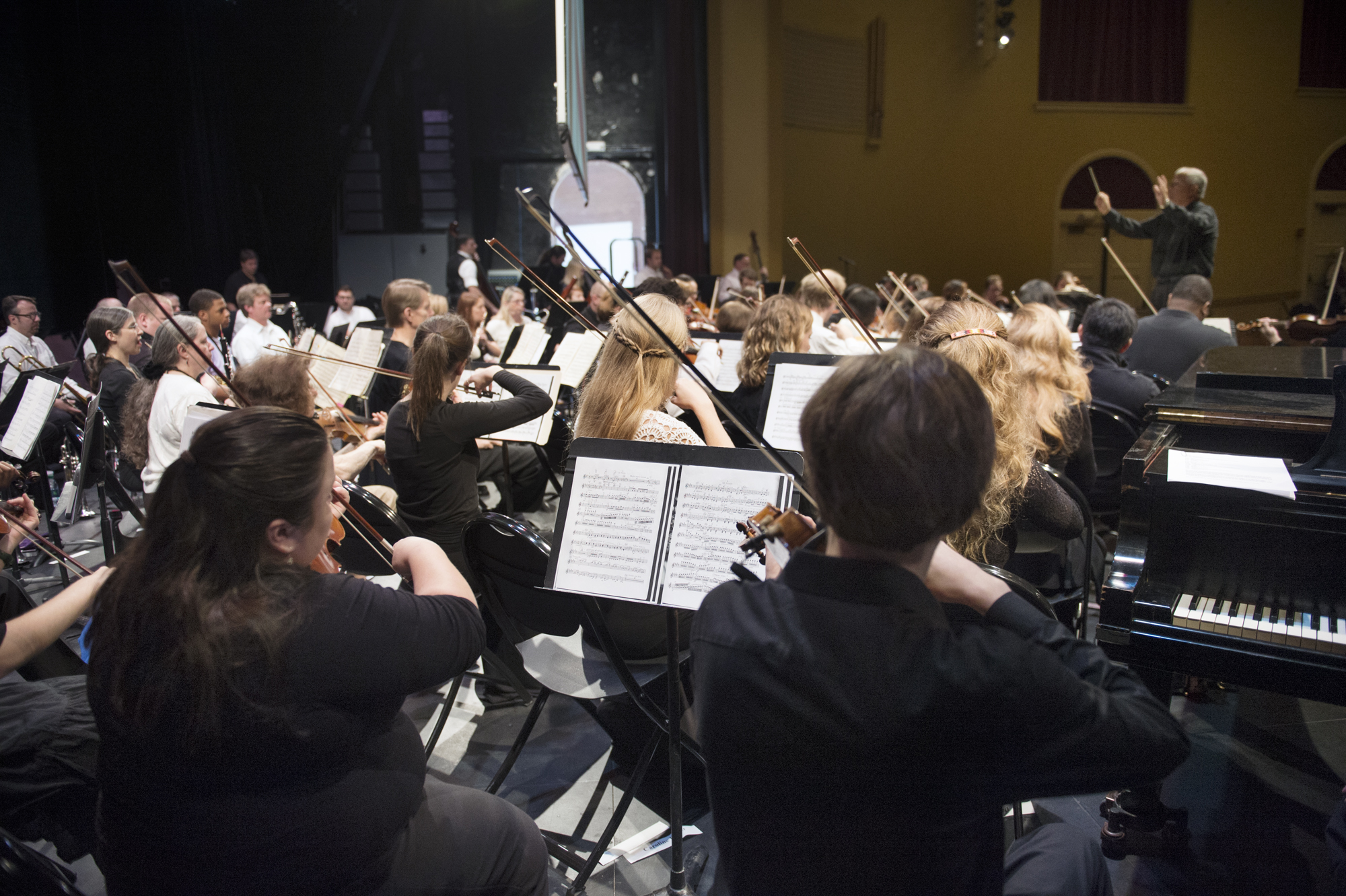 A recent Starkville-MSU Symphony Orchestra performance in Lee Hall's Bettersworth Auditorium.