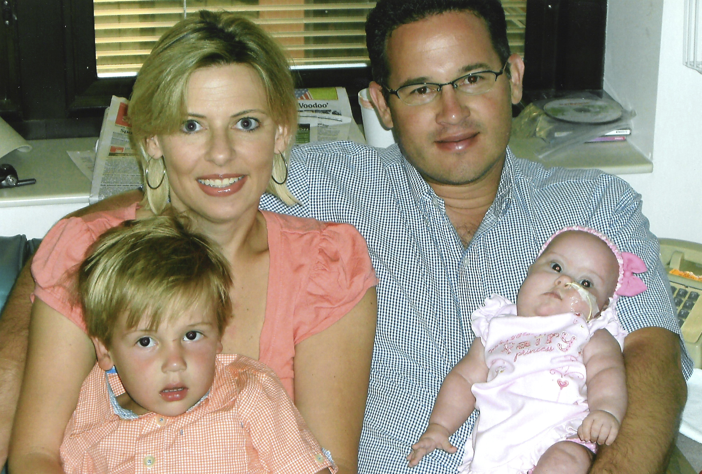 Robbie and Emily Hayes, son Rob and the late Emma Grace Robbie and Emily Hayes, son Rob and the late Emma Grace