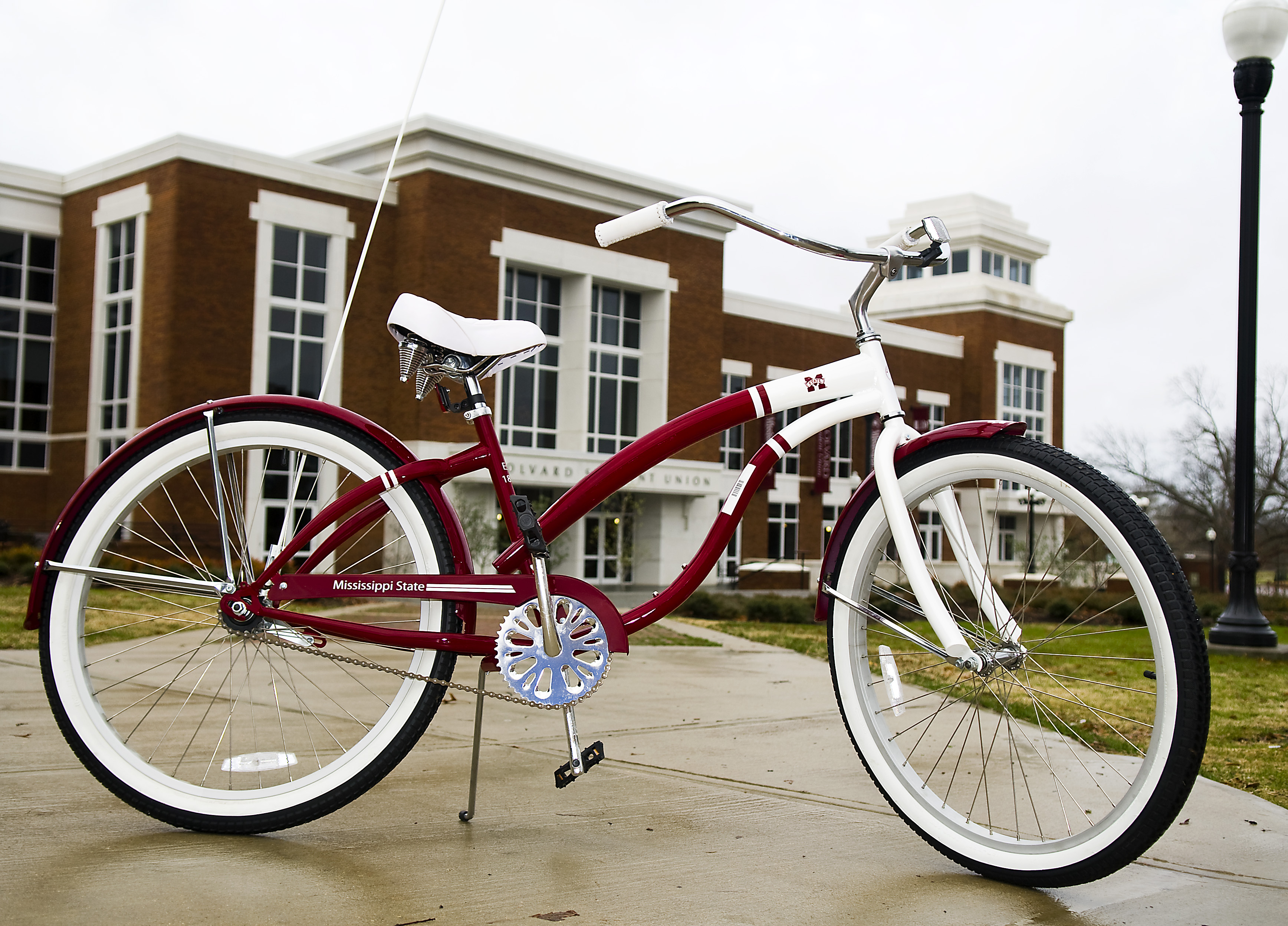 One of MSU's new campus bicycles One of MSU's new campus bicycles