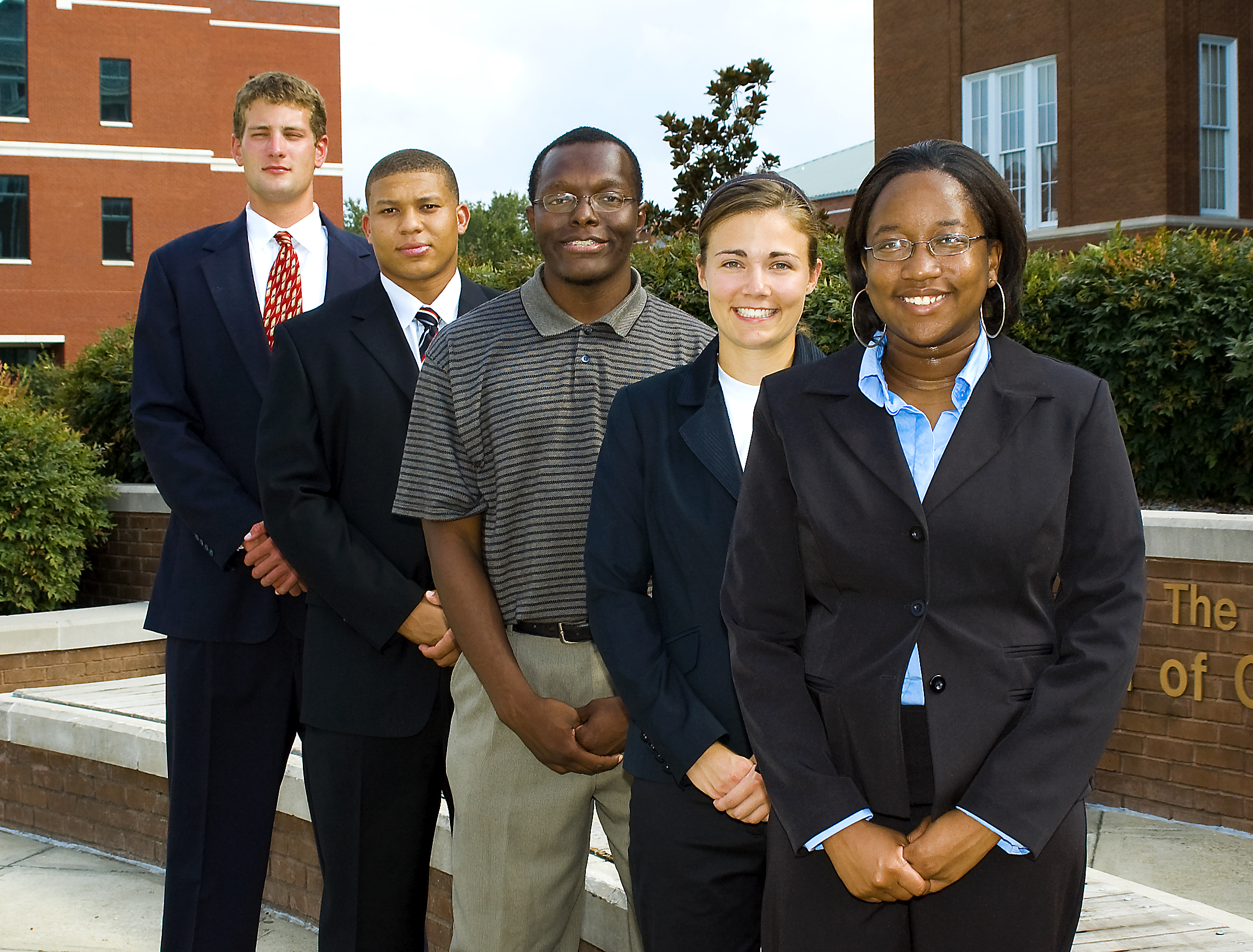 Among MSU students working this week at the Viking Classic are (l-r) Kirk Gatlin, Bradley Horton, Jeremiah Short, Erin Mullen, and Jamila Thompson. Among MSU students working this week at the Viking Classic are (l-r) Kirk Gatlin, Bradley Horton, Jeremiah Short, Erin Mullen, and Jamila Thompson.