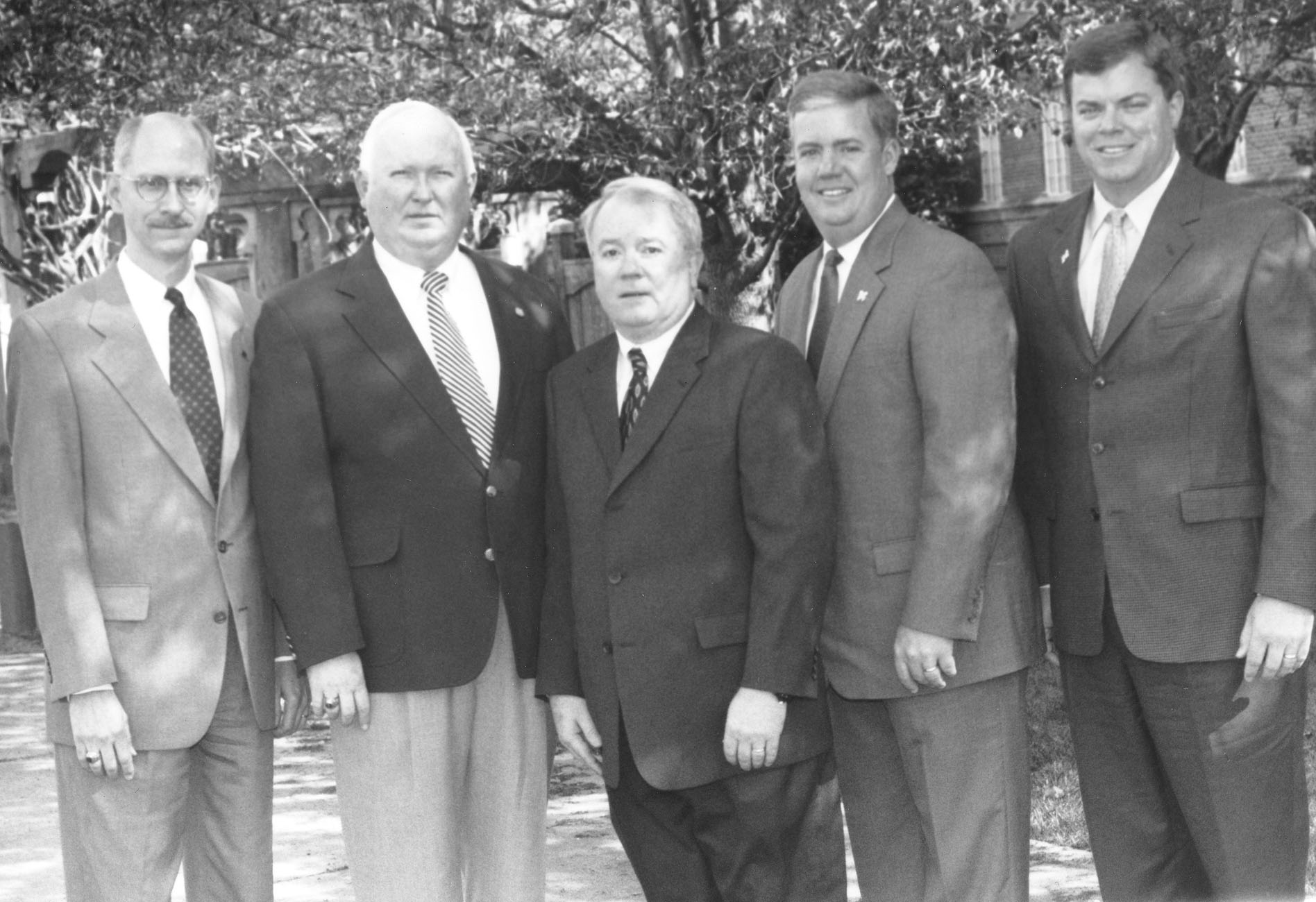 <br /><br />
New national MSU Alumni Association officers include (l-r) treasurer David Jones, second vice president Keith Winfield, president Allen Maxwell, first vice president Gary Blair, and immediate past president Robert Gathings. <br /><br />
New national MSU Alumni Association officers include (l-r) treasurer David Jones, second vice president Keith Winfield, president Allen Maxwell, first vice president Gary Blair, and immediate past president Robert Gathings.