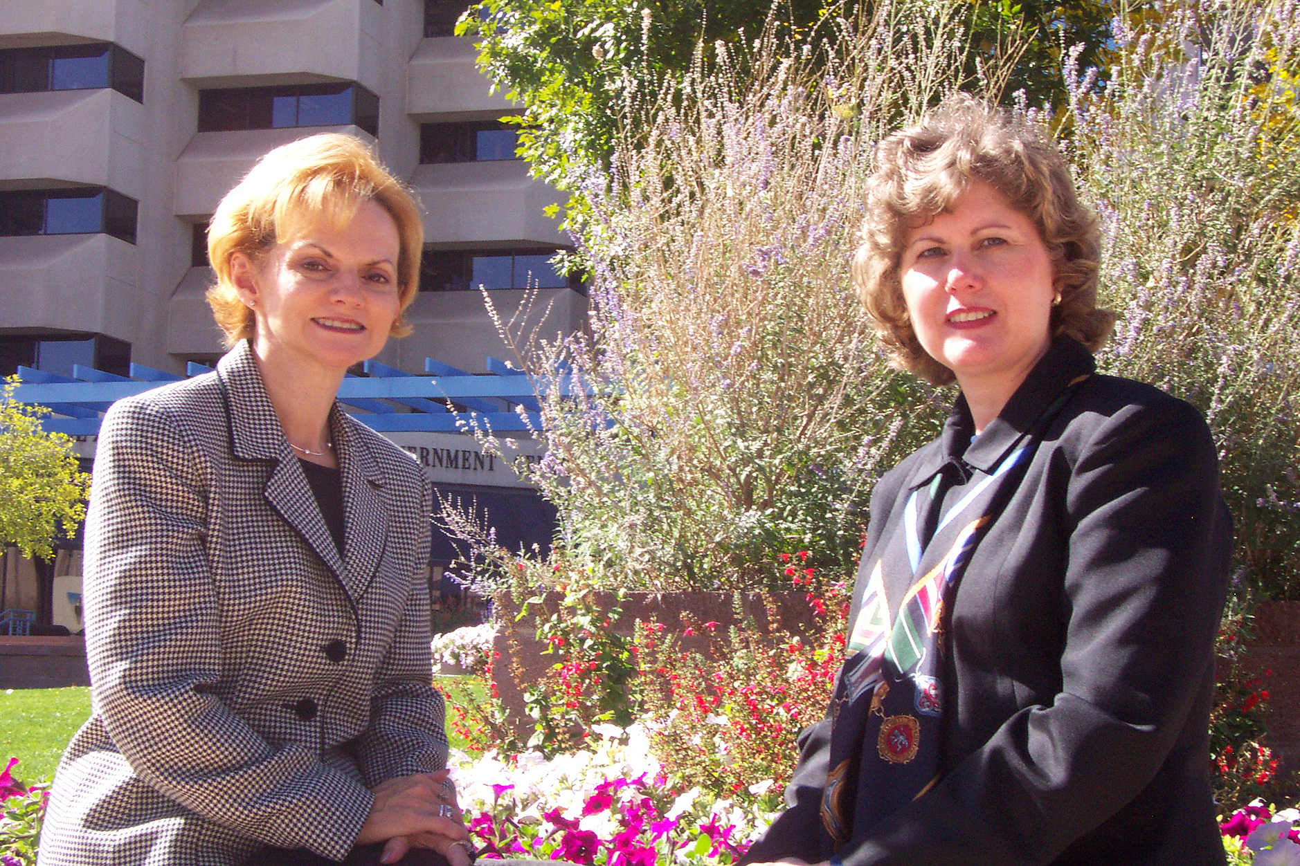 <br /><br />
Debbie D. DuFrene (left) and Carol Lehman <br /><br />
Debbie D. DuFrene (left) and Carol Lehman