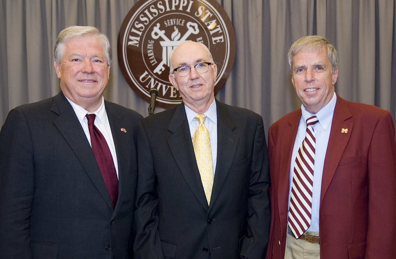 Mississippi Gov. Haley Barbour, from left, ClearOrbit President and CEO John Reece, and MSU President Robert H. "Doc" Foglesong met to cement a new development center partnership between the Texas-based company and the university in Starkville. Mississippi Gov. Haley Barbour, from left, ClearOrbit President and CEO John Reece, and MSU President Robert H. "Doc" Foglesong met to cement a new development center partnership between the Texas-based company and the university in Starkville.