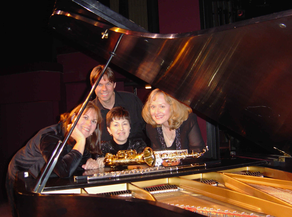Coast-aid perfomers (l-r) Gail Levinsky, Robert Damm, Lana Johns, and Jackie Edwards-Henry Coast-aid perfomers (l-r) Gail Levinsky, Robert Damm, Lana Johns, and Jackie Edwards-Henry