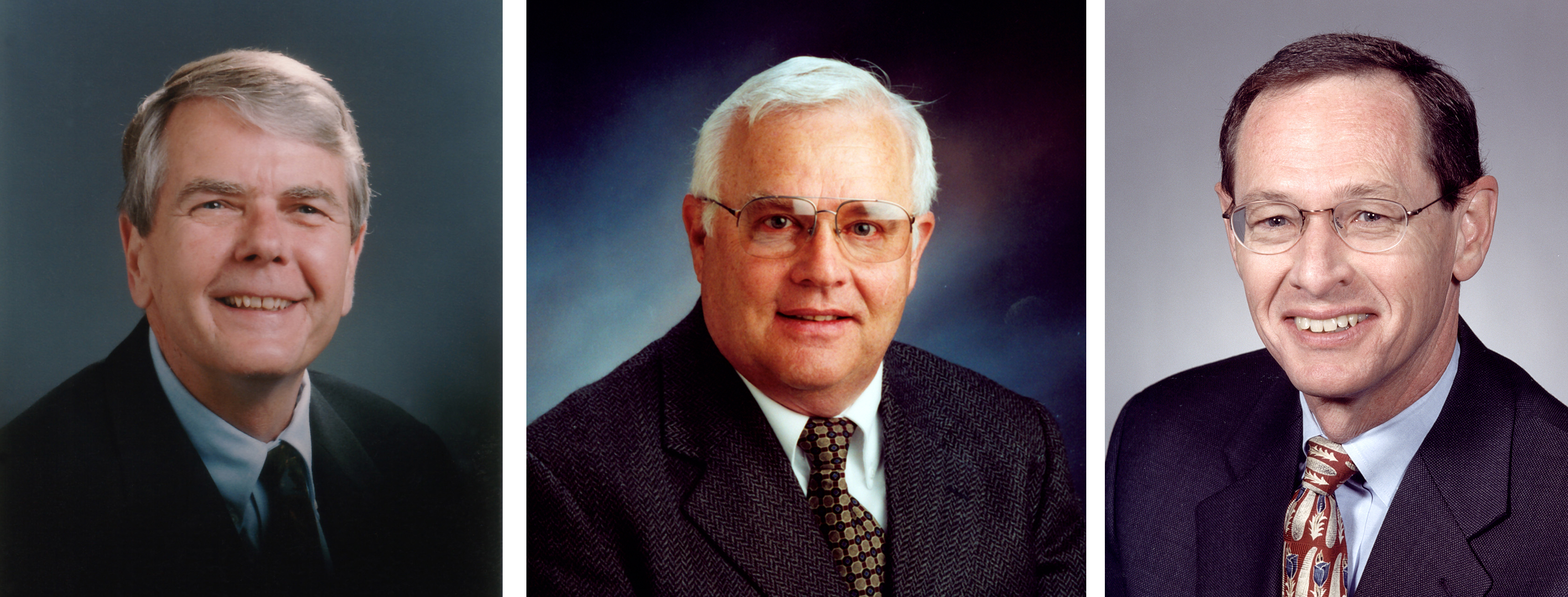 (Left) James Martin, Clifford George, and Randall German (Left) James Martin, Clifford George, and Randall German