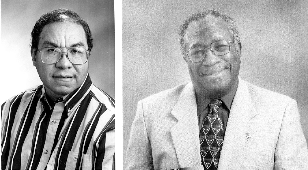 <br /><br />
(from left) Mfanya D. Tryman and Robert L. Jenkins <br /><br />
(from left) Mfanya D. Tryman and Robert L. Jenkins