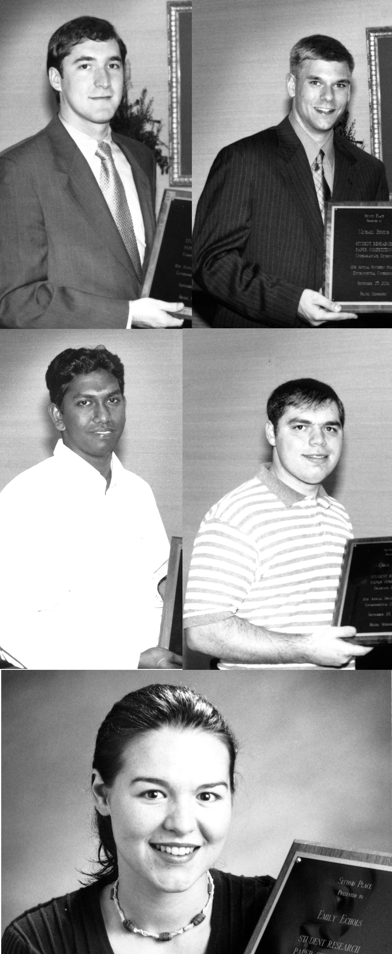 <br /><br />
Left to right (top row), Jack Ford, Michael Bestor, (middle row) Arun Subramani, Chris Allen, (bottom row) Emily Echols <br /><br />
Left to right (top row), Jack Ford, Michael Bestor, (middle row) Arun Subramani, Chris Allen, (bottom row) Emily Echols